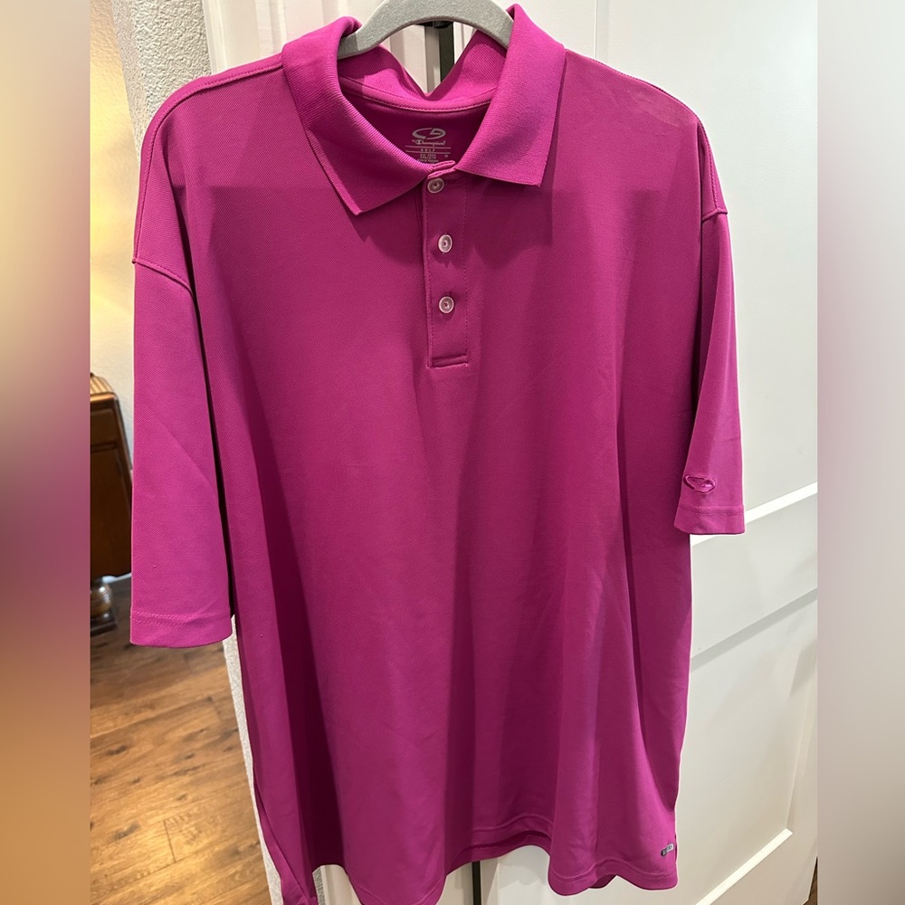 Men's Champion Plum Polo Shirt